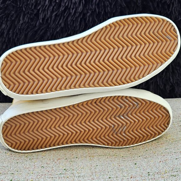 Sam Edelman Avon Kids High Tops Girl's Youth Size 3M Color Eggshell Multi - Picture 11 of 13